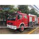 LHD RHD Double Row Dongfeng Fire Fighting Truck With 3500L Water Tanker