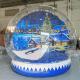 Custom Transparent Inflatable Human Size Snow Globe Inflatable Snow Globe Photo Booth For Decoration