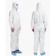 Wear Hooded Disposable Medical Gowns Non Sterile Effectively Resist Bacteria Penetration