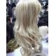 Long Blonde Heat Resistant Synthetic Full Lace Wigs Body Wave Style
