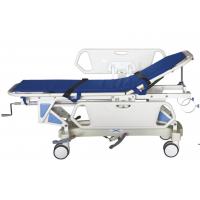 Manual Emergency Transport Stretcher Trolley Hospital Patient Transfer Central Brake