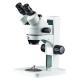 stereo microscope track stand zoom microscope trinocular with stage plate clips for observing