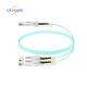 3m AOC DAC Cable 10Gbps 800G OSFP To 2*400G QSFP112 Links