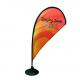 Mini Feather Flag Banners Single Sided Teardrop Shape Polyester Material