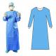 Doctor Disposable Hospital Theatre Gowns / Non Woven Surgical Gown Customized Size