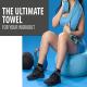 Quick Dry Lightweight Microfiber Travel Towels 3 Size Pack