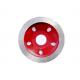 Red Green Diamond Cup Wheel Sintered Continuous Rim Cup Wheel Good Abrasion Resistancea