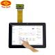 10 Points Capacitive Multi Touchscreen 13.3 Inch Transparent Tempered Glass Material