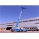 Stable Telescopic Boom Lift With Buffer Device Movement Speed Automatically Restricted