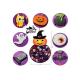 Diy 50 Ornaments 6.4 Ounces Felt Holiday Decorations Halloween Pumpkin Witch