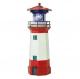 Figurine LED Solar Gift Light Garden Fence Solar Powered Lighthouse Light 1.2V