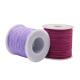 Purple Nylon Suede Craft Thread Cord for Making Singal or Rainbow Color Beading Craft