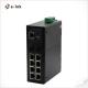 24vdc Ethernet Industrial 8 Port Gigabit Switch 8x10/100/1000M RJ45 + 2x100/1000M SFP