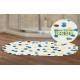 Eco friendly Living Anti slip PVC Bath Mat with suction cups for Home