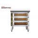 22.65kw Floor type Commercial Bakery Oven Three Deck 9 Plate