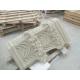 Weather Proof Rustic Sand Stone Carving Relief For European Castle