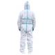 Anti Virus Medical Disposable Protective Suit For Work White Color Non Woven