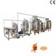 2000kg/h High Efficiency Fully Automatic Peanut Butter Production Line Adopts PLC Program Control And Easy Operate