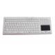 Rubber Silicone Industrial Keyboard 124 Keys Medical Washable Desktop Keyboard