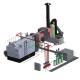 Industrial 2T Biomass Fired Boiler Manual Operate Horizontal Structure
