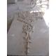 Beige marble carved panel by hand