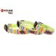 Extra Cute Soft Adjustable Dog Collar Rainbow Color With High Impact Plastic Buckle