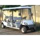 Electric Steel Lithium Golf Cart Buggy 30 Mph 3.5KW 60V White Custom