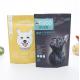 Non Toxic Pet Food Stand Up Aluminum Foil Bag Pouch Color Gravure Printed With Zipper