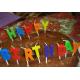 Random Color Letter Birthday Candles Tearless , Happy Birthday Candles Handmade