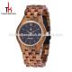 Luxury wood case watch laser line band Koa wood fold buckle steel wood watch