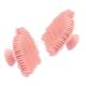 Baby Bath Silicone And Sclap Cap Brush Baby Safety Hair Shampooer Brush