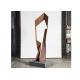 200cm Height Corten Steel Crazy Balance Sculpture For Garden Decoration