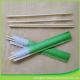 Restaurant Round Bamboo Chopsticks 5.0*200 Mm Disposable With Printed Logo