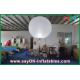 Customized Nylon Cloth White Inflatable Lighting Decoration For Party