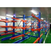 Multi Level Double Side Metal Heavy Duty Cantilever Racks , Warehouse Racking System