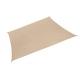 Terracotta / Sand Rectangle Patio Sun Shades With D Ring Reinforced Webbling