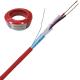 305m Roll Waterproof 4 Core Copper Shielded 1.5mm2 Fire Alarm Wire Cable with