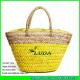 LUDA fashion straw handbag colored handmade wholesale cornhusk straw bag