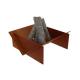 Detachable Corten Steel Firepit GN-FP-333 Outdoor Heating Natural Rusted