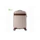 Spacious  20Inch 3pcs ABS Spinner Hard Shell Suitcases