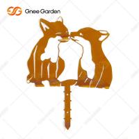 Custom Painted Corten Steel Garden Art Sculpture  Wear Resisting