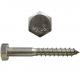 High Strength Din 571 Hex Screw Fasteners M6-M12 Stainless Steel 304 For Wood House