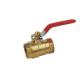 Plastic Plumbing Valves Brass Ball Valve Normal Temperature Double Inner Wire DN20