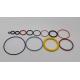 AS568 Standard FFKM Rubber O Rings for Oil Gas Field Sealing Compression Molding Technology