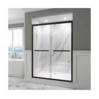 Bathroom Tempered Glass Shower Door Shower Partition With Slim Frame Style