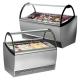 Convenient Ice Cream Freezer Display Case Environmental Protection