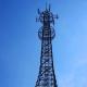 4 Leg 4g Cell Mobile Phone Steel Tower 60m Wireless Round Tube Galvanized Steel