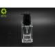 100ml Square Glass Cosmetic Containers With Self Lock Pump