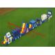 Blue Long Inflatable Obstacle Course Combo