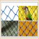 Farm Security Chain Link Fence Mesh Top With Razor Barbed Wire 50x50mm Hole